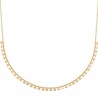 Collier Plaqué Or 18 carats pampilles coeurs