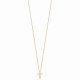 Collier petite croix Plaqué Or 18 carats