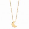 Collier demi lune Plaqué Or 18 carats