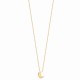 Collier demi lune Plaqué Or 18 carats
