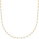 Collier Plaqué or 18 carats maille boules ajustable de 38 cm à 42 cm