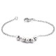 Bracelet boules argent massif 925/000