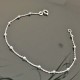 Bracelet chaine boules en argent 925/000