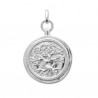 Pendentif arbre de vie en argent massif 925/000 rhodié