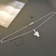 Collier pendentif ange argent massif 925 sur fine chaine longueur 42 cm