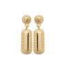 Boucles d'oreilles Plaqué Or 18 carats tendance actuelle