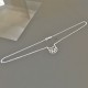 Collier chat origami en argent 925/000 Bijou animal