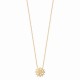 Collier rosace filigranée Plaqué Or 18 carats