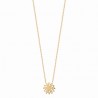 Collier rosace filigranée Plaqué Or 18 carats