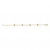 Bracelet Plaqué Or 18 carats petites roses