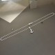 Collier ancre marine en argent 925/000 pendentif sur fine chaine 45 cm