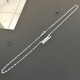 Collier friends coeur évidé en argent 925/000 longueur 42 cm