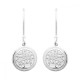 Boucles d'oreilles arbre de vie argent 925/000