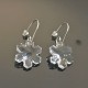 Boucles d'oreilles argent 925/000 flocons de neige cristal swarovski