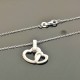 Collier argent 925/000 pendentif double coeurs entrelacés sur fine chaine