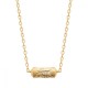 Collier Plaqué Or 18 carats et zirconium Bijou tendance