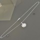 Collier pendentif soleil argent 925/000 sur fine chaine longueur 42 cm