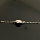 Bracelet argent massif 925/000 et cristal Swarovski