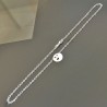 Collier argent 925/000 pendentif médaille love petit coeur ajouré