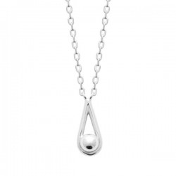 Collier goutte argent massif 925/000 Bijou tendance