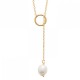 Collier Plaqué Or 18 carats perle de culture