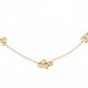 Collier fleurs Plaqué Or 18 carats Bijou nature