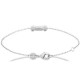 Bracelet Argent massif 925/000 et zirconium Bjou tendance