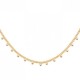 Collier Plaqué Or 18 carats pampilles boules
