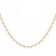 Collier Plaqué Or 18 carats pampilles boules