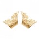 Boucles d'oreilles originales Plaqué Or 18 carats