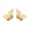 Boucles d'oreilles originales Plaqué Or 18 carats