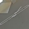 Collier coeurs entrelacés argent 925/000 chaine ajustable