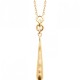 Collier Plaqué Or 18 carats anneaux entrelacés