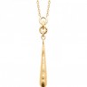 Collier Plaqué Or 18 carats anneaux entrelacés