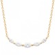 Collier Élégance Plaqué Or 18 carats et zirconium 
