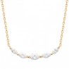 Collier Élégance Plaqué Or 18 carats et zirconium 