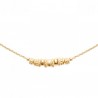 Collier Plaqué Or 18 carats multi perles Bijou tendance