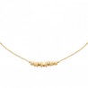 Collier Plaqué Or 18 carats multi perles Bijou tendance