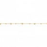 Bracelet boules Plaqué Or 18 carats Bijou indémodable