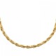 Ensemble collier femme et bracelet en acier 316 L doré