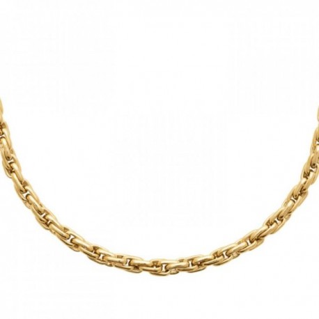 Ensemble collier femme et bracelet en acier 316 L doré