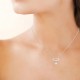 Collier argent massif 925/000 perle de culture véritable