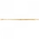 Bracelet maille tresse Plaqué Or 18 carats