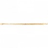 Bracelet maille tresse Plaqué Or 18 carats