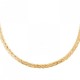 Collier maille tresse Plaqué Or 18 carats