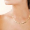 Collier maille tresse Plaqué Or 18 carats