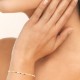 Bracelet jonc torsadé Plaqué Or 18 carats