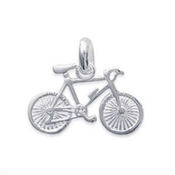 Pendentif vélo en Argent 925