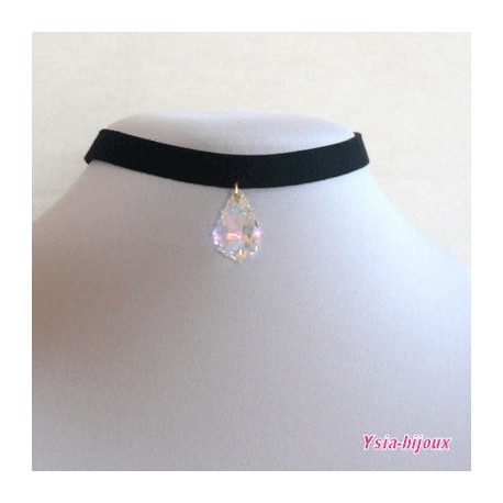 Collier glamour collection Ysia-bijoux cristal Swarovski