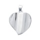 Pendentif coeur twisté en argent 925/000